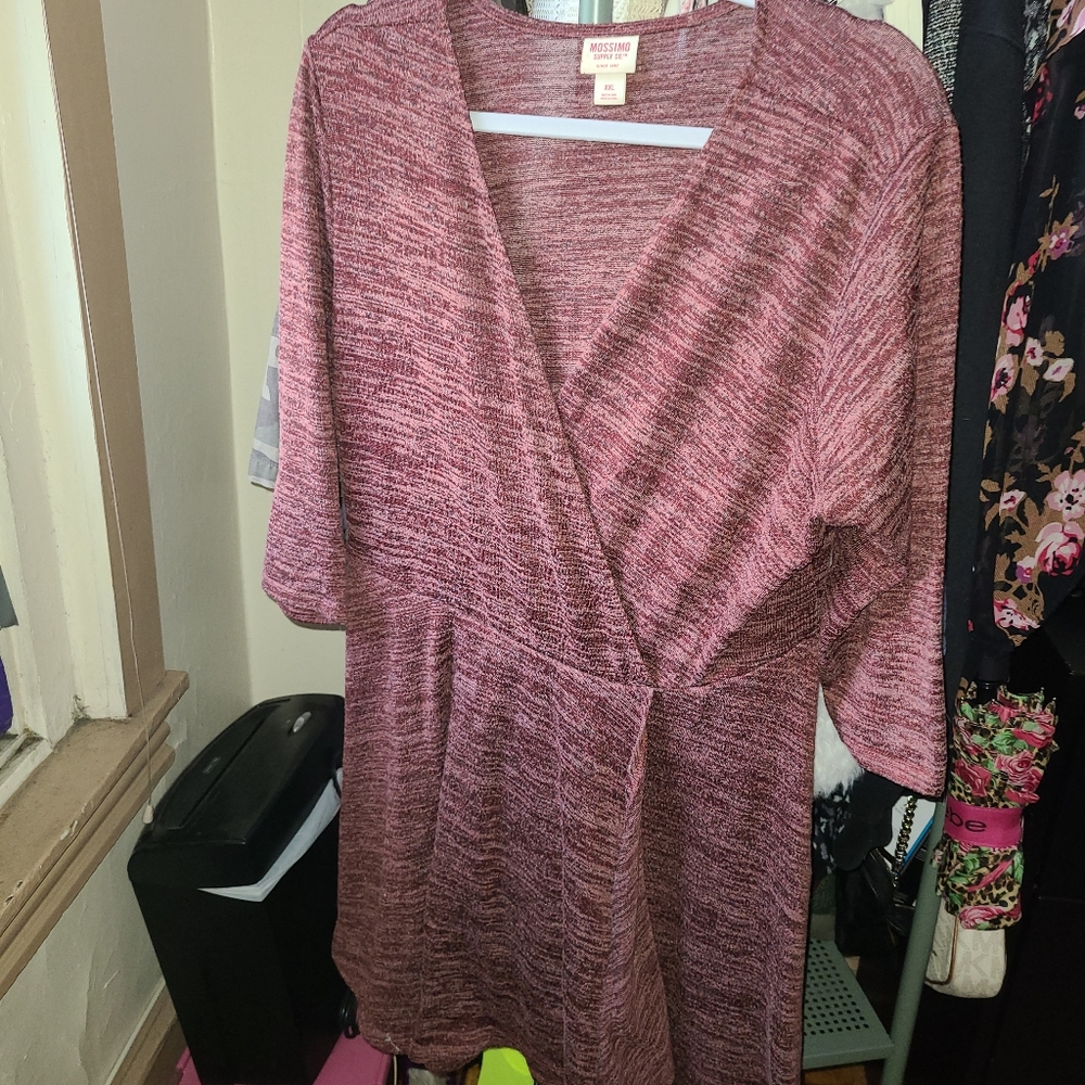 Mossimo Peplum Wrap Top